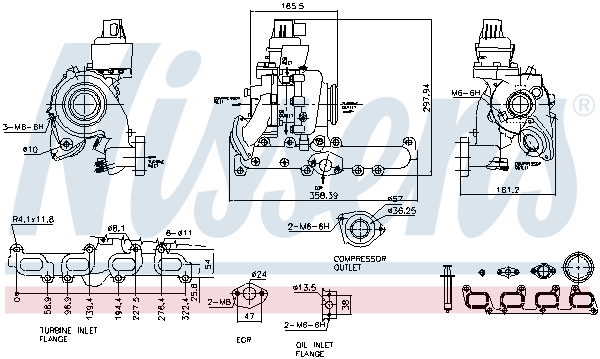 Nissens Turbolader 93098