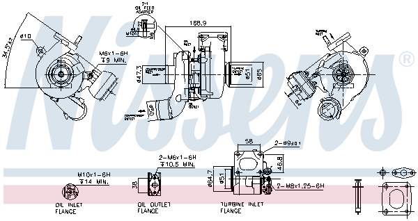 Nissens Turbolader 93104