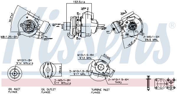 Nissens Turbolader 93107