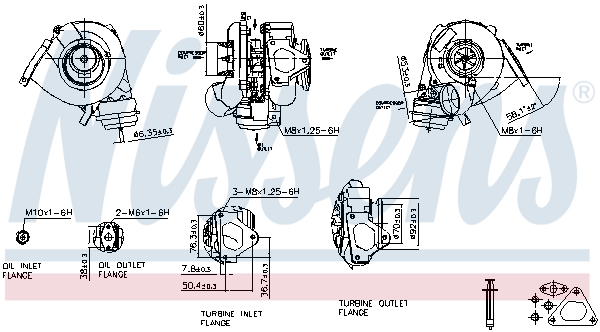 Nissens Turbolader 93109