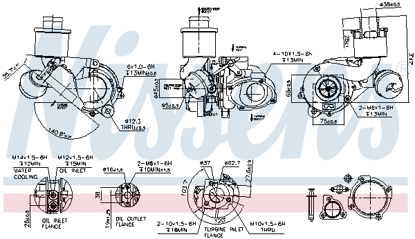 Nissens Turbolader 93110