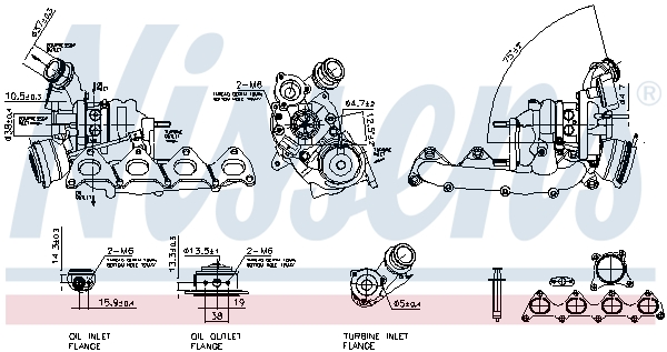 Nissens Turbolader 93112