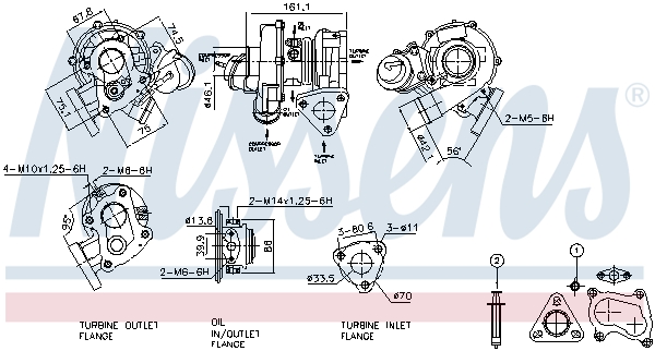 Nissens Turbolader 93113