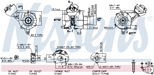 Nissens Turbolader 93121