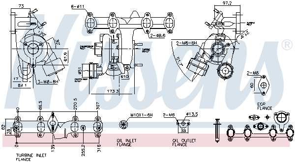 Nissens Turbolader 93124