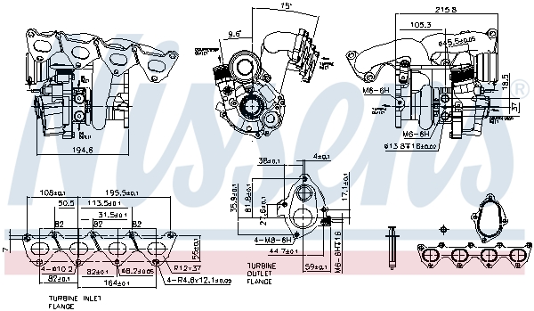 Nissens Turbolader 93130