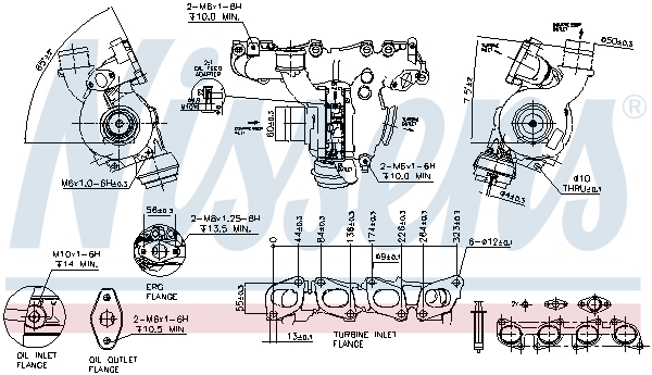 Nissens Turbolader 93131