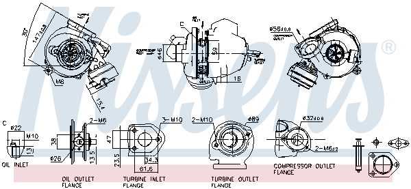 Nissens Turbolader 93140