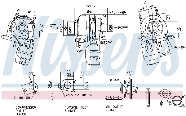 Nissens Turbolader 93142