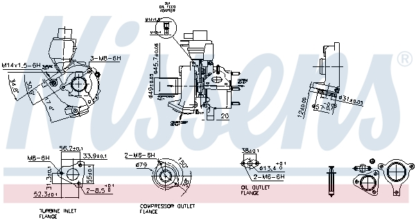 Nissens Turbolader 93146