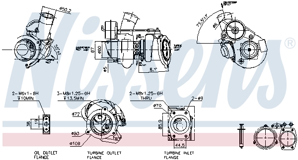 Nissens Turbolader 93147