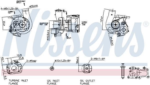 Nissens Turbolader 93148