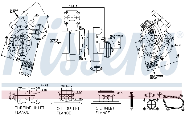 Nissens Turbolader 93160