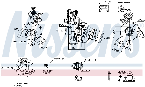 Nissens Turbolader 93161