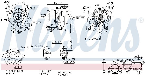 Nissens Turbocharger 93165