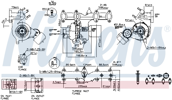 Nissens Turbolader 93172