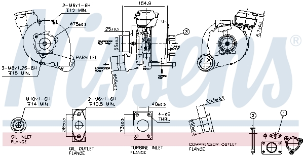 Nissens Turbolader 93173