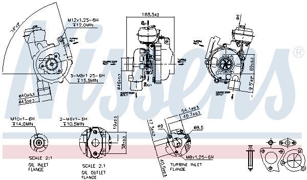 Nissens Turbolader 93174