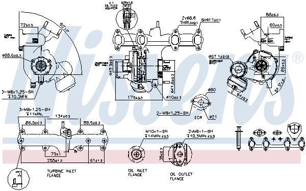 Nissens Turbolader 93179