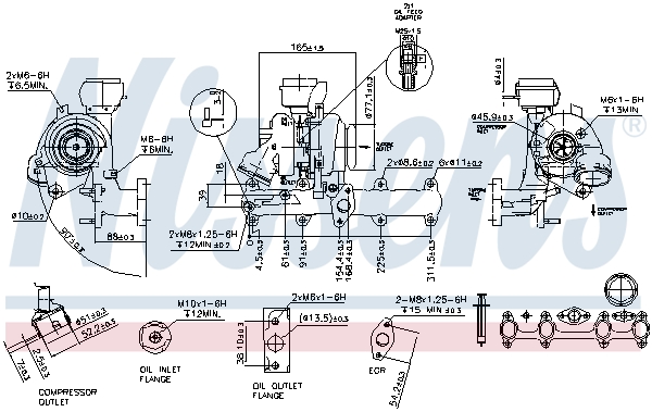 Nissens Turbolader 93181