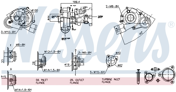 Nissens Turbolader 93184