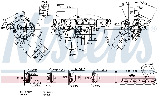 Nissens Turbolader 93193