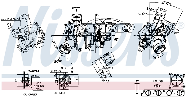 Nissens Turbolader 93194