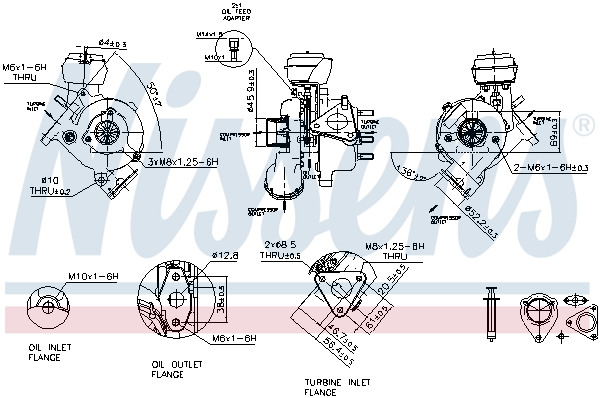 Nissens Turbolader 93200