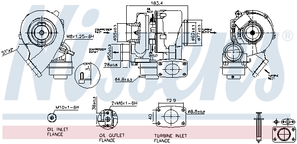 Nissens Turbolader 93202