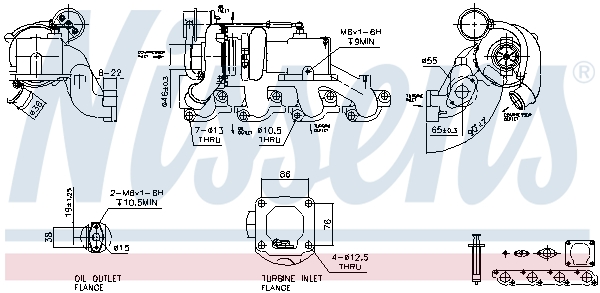 Nissens Turbolader 93207