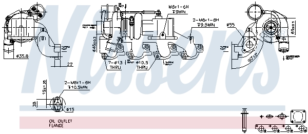 Nissens Turbolader 93208