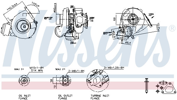 Nissens Turbolader 93215