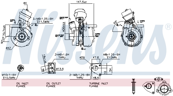 Nissens Turbolader 93226