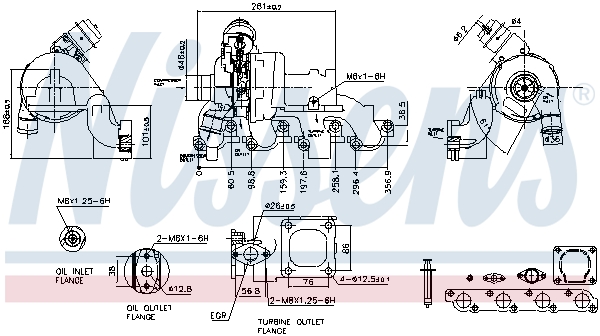 Nissens Turbolader 93227