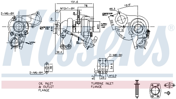 Nissens Turbolader 93232