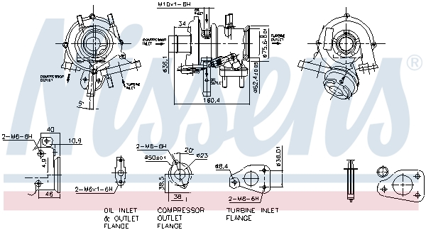 Nissens Turbolader 93234