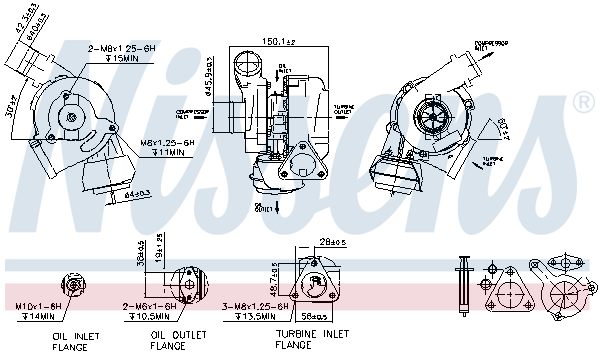 Nissens Turbolader 93239