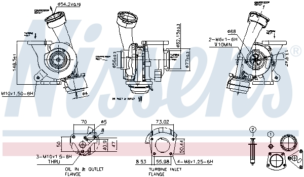 Nissens Turbolader 93244