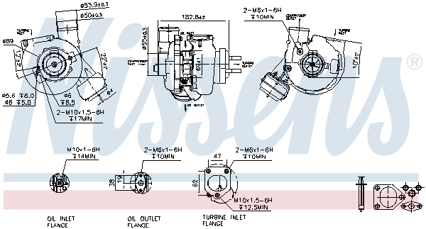 Nissens Turbolader 93245