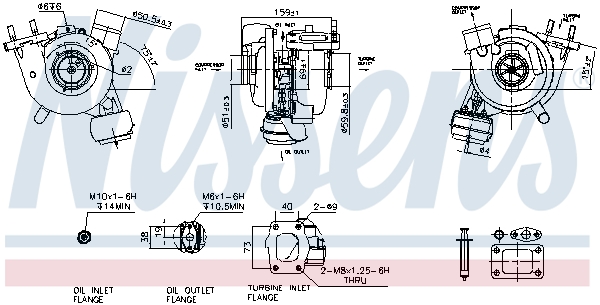 Nissens Turbolader 93247