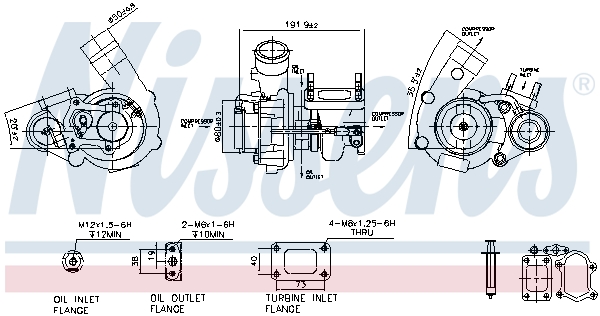 Nissens Turbolader 93252