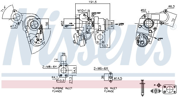 Nissens Turbolader 93259