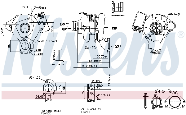 Nissens Turbolader 93271