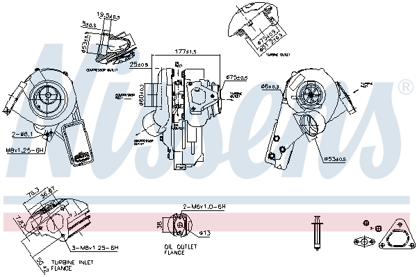 Nissens Turbolader 93273