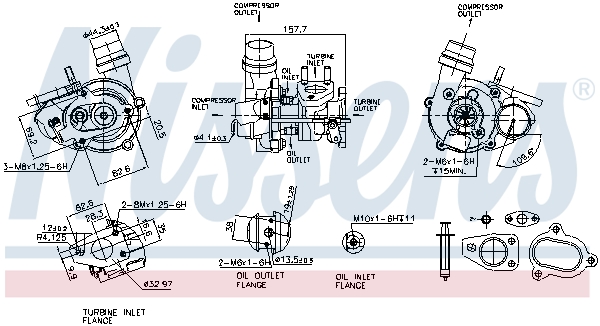 Nissens Turbolader 93275