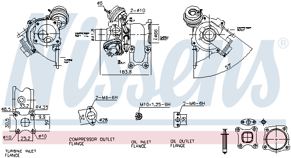 Nissens Turbolader 93278