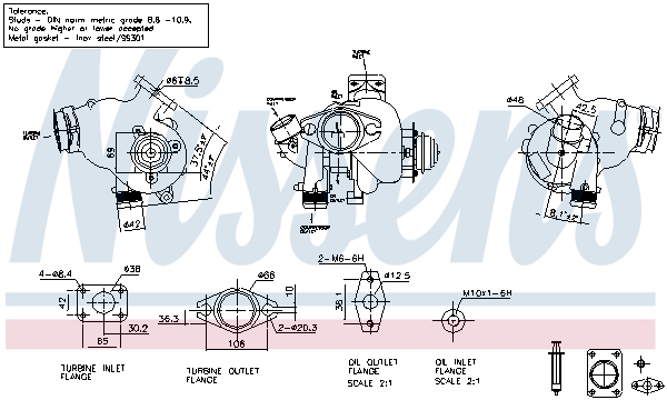 Nissens Turbolader 93281