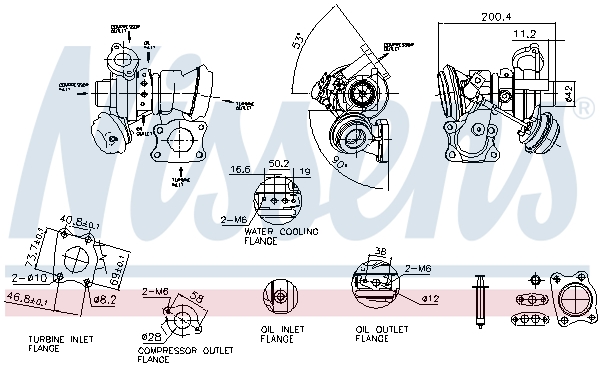 Nissens Turbolader 93283