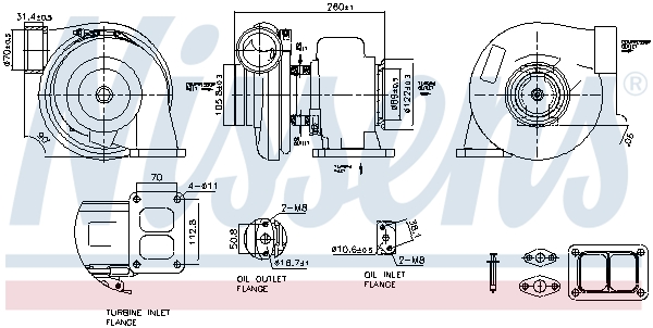 Nissens Turbolader 93294