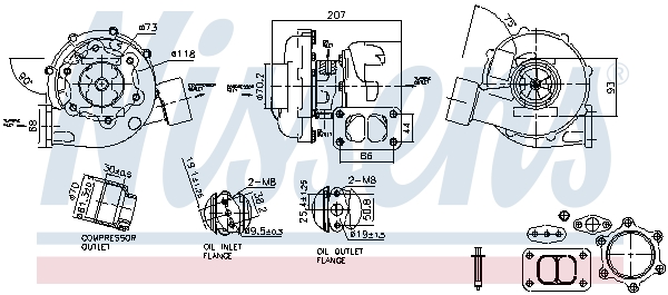 Nissens Turbolader 93298